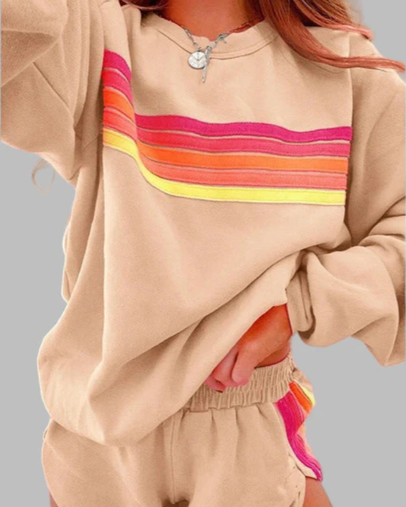 JOVIE - Striped Pajama Set