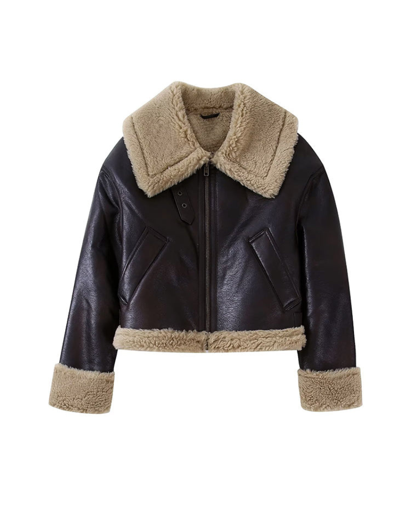 VALENA - Double-Sided Shearling Jacket