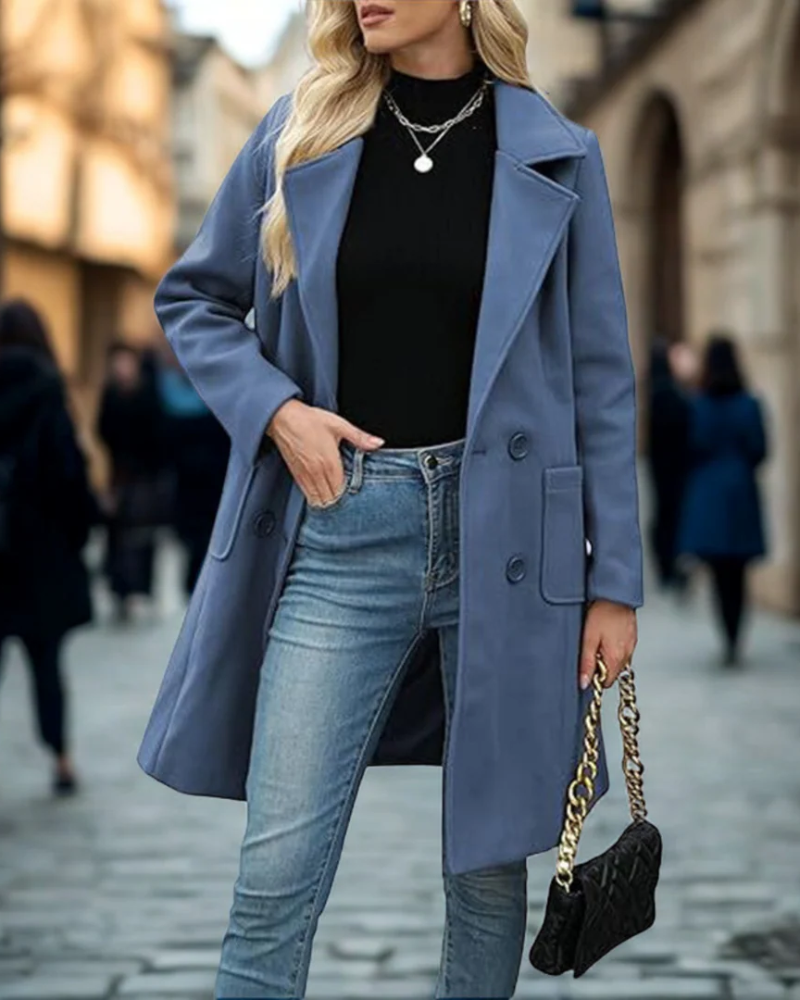 IRAMIA - Casual Mid Length Coat