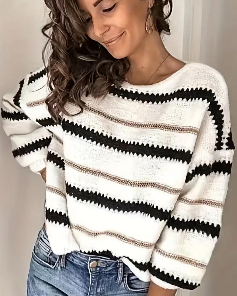 DAIANA - Casual Long Sleeve Sweater