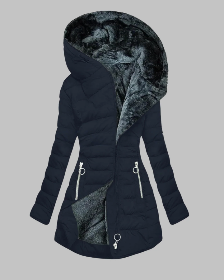 AYANE - Casual Slim Fit Hooded Long Sleeve Jacket