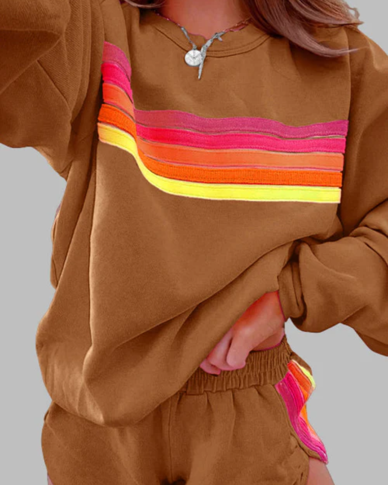 JOVIE - Striped Pajama Set