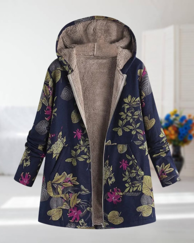 BAIBEL - JACKET WITH FLORAL PRINT