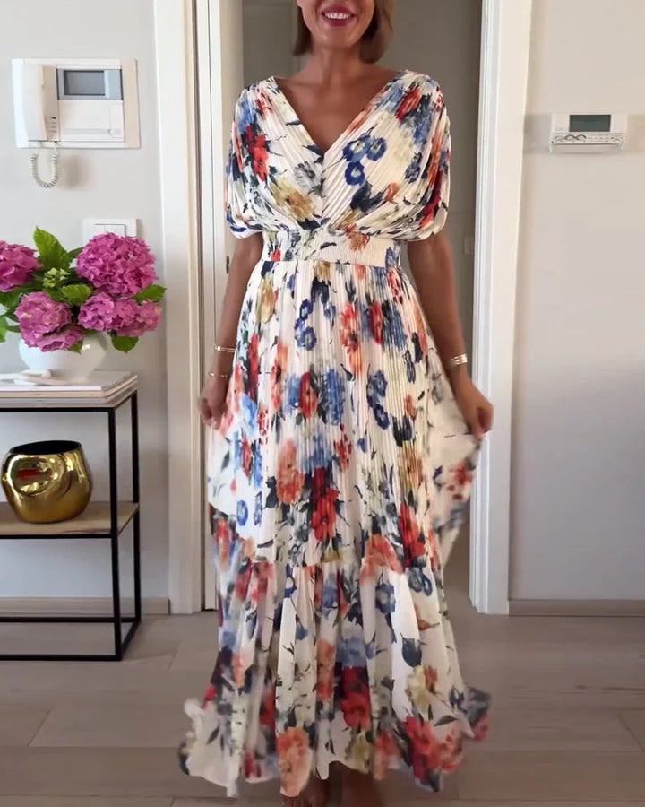 FLORELE - ELEGANT FLORAL DRESS