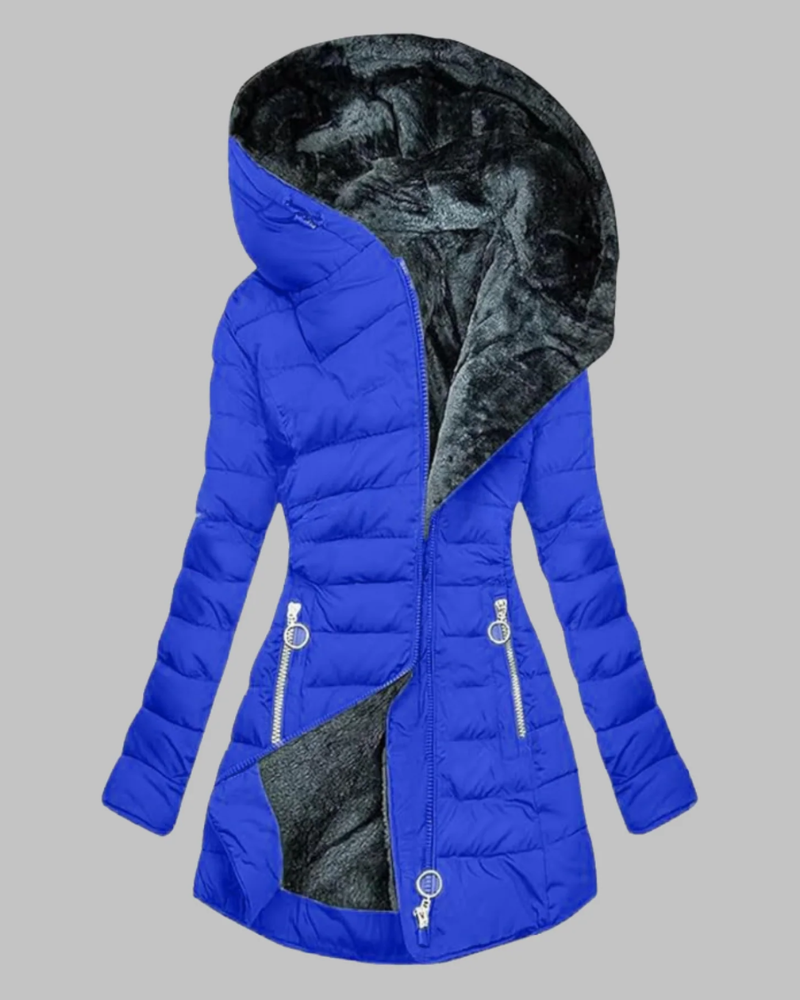 AYANE - Casual Slim Fit Hooded Long Sleeve Jacket