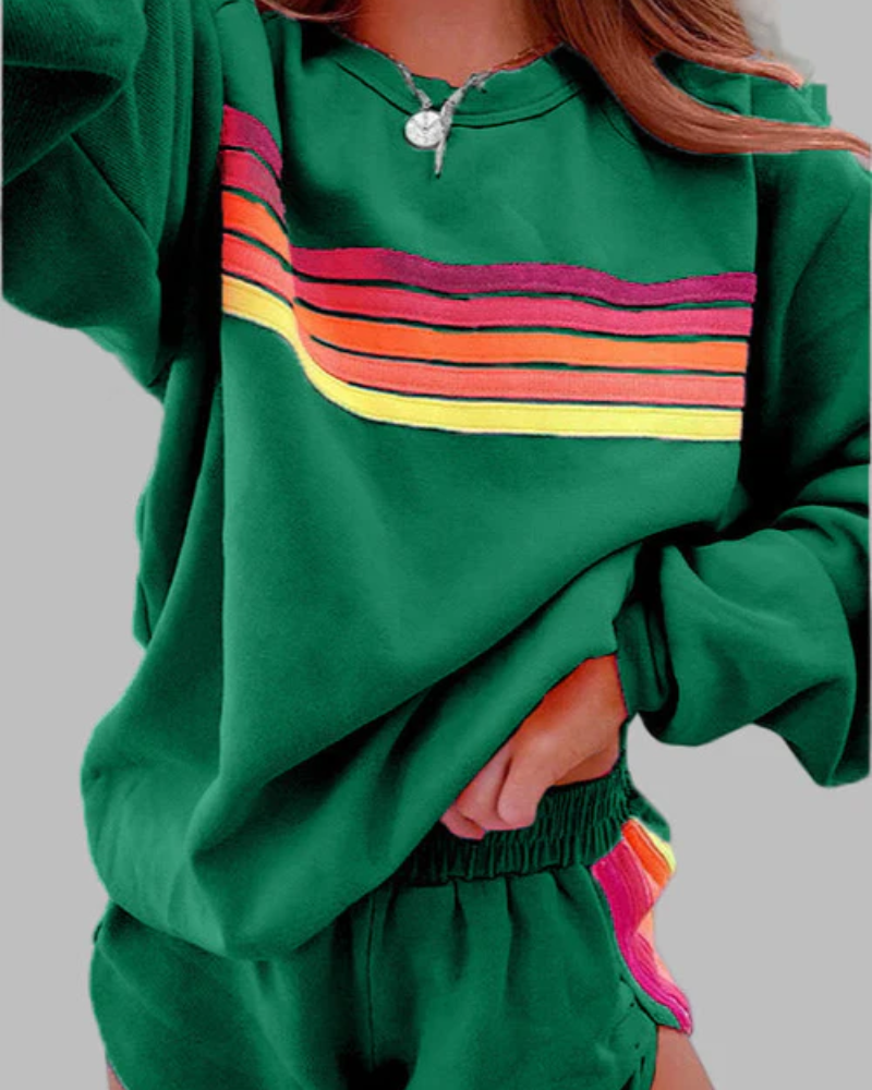 JOVIE - Striped Pajama Set