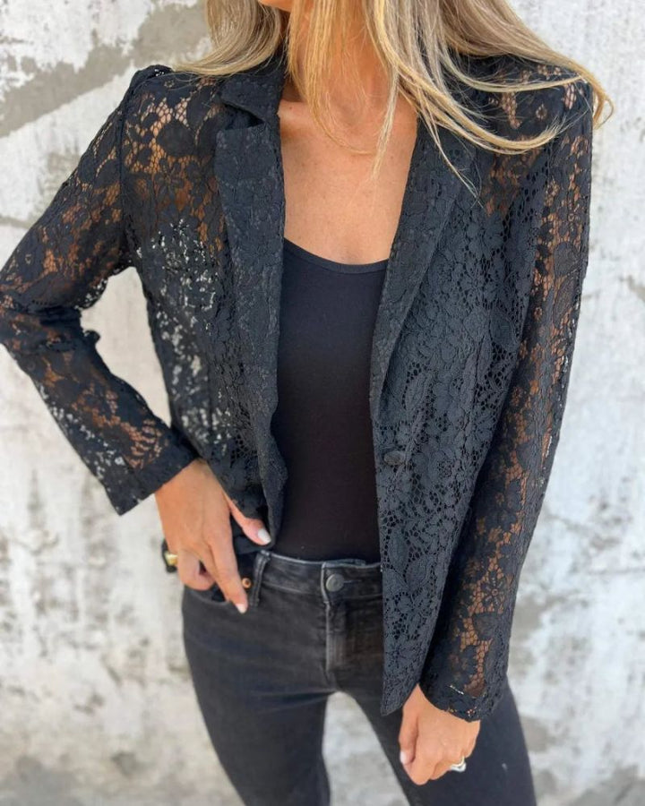 IVIE - Elegant Lace Blazer