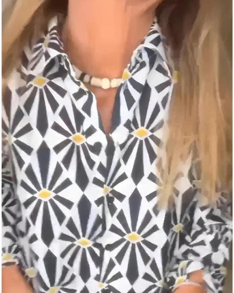 MILLANA - Bohemian Print Dress