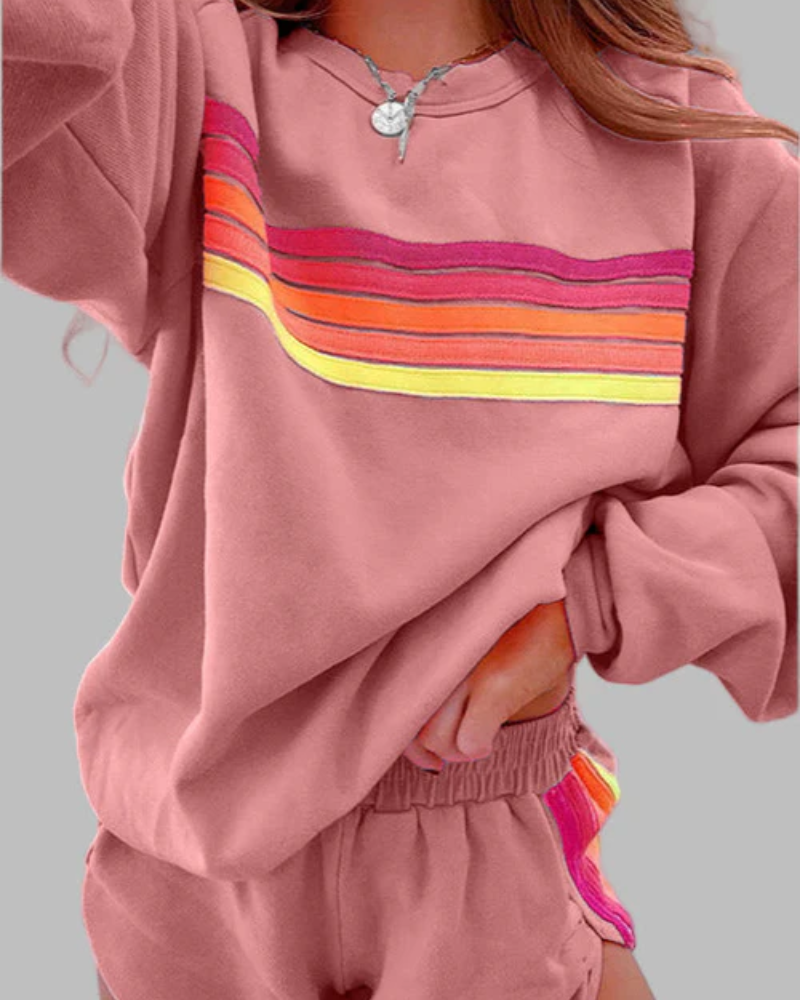 JOVIE - Striped Pajama Set