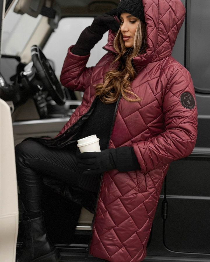 FOREST WALK - Long Quilted Jacket