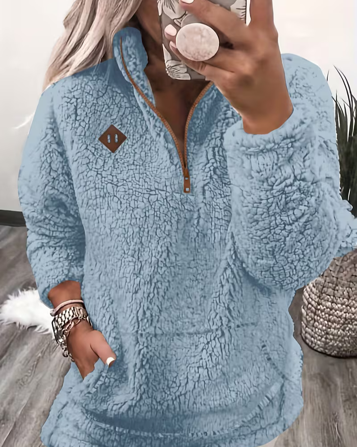 DARAMA - COZY FLEECE LINED SWEATER