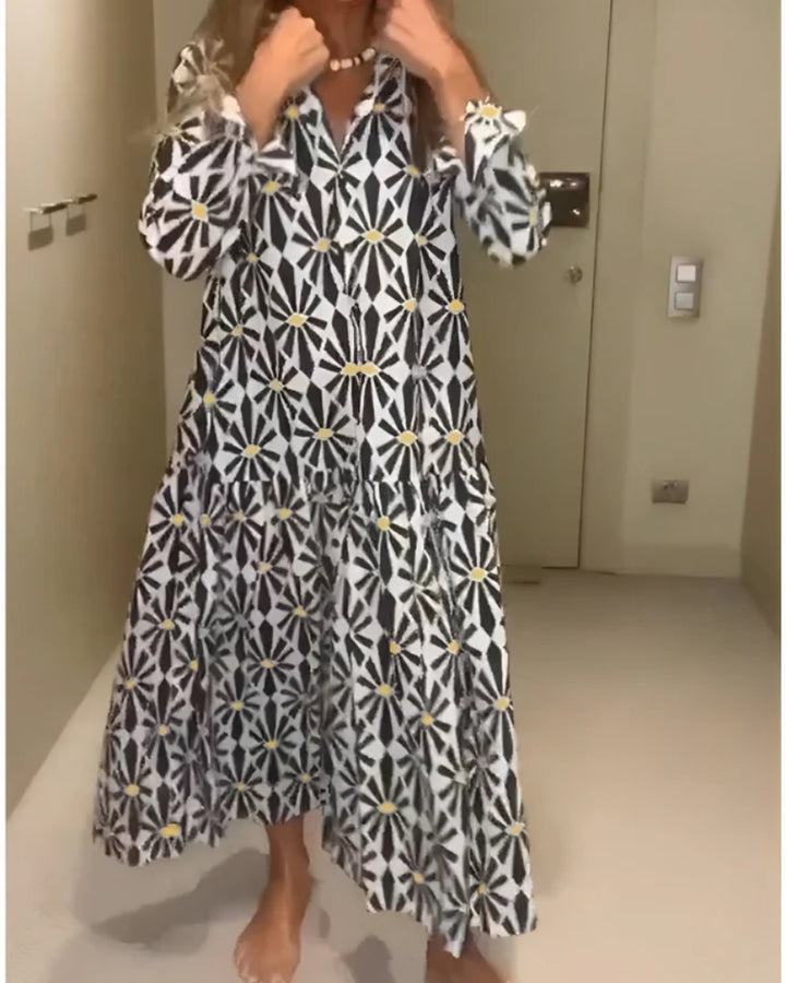 MILLANA - Bohemian Print Dress