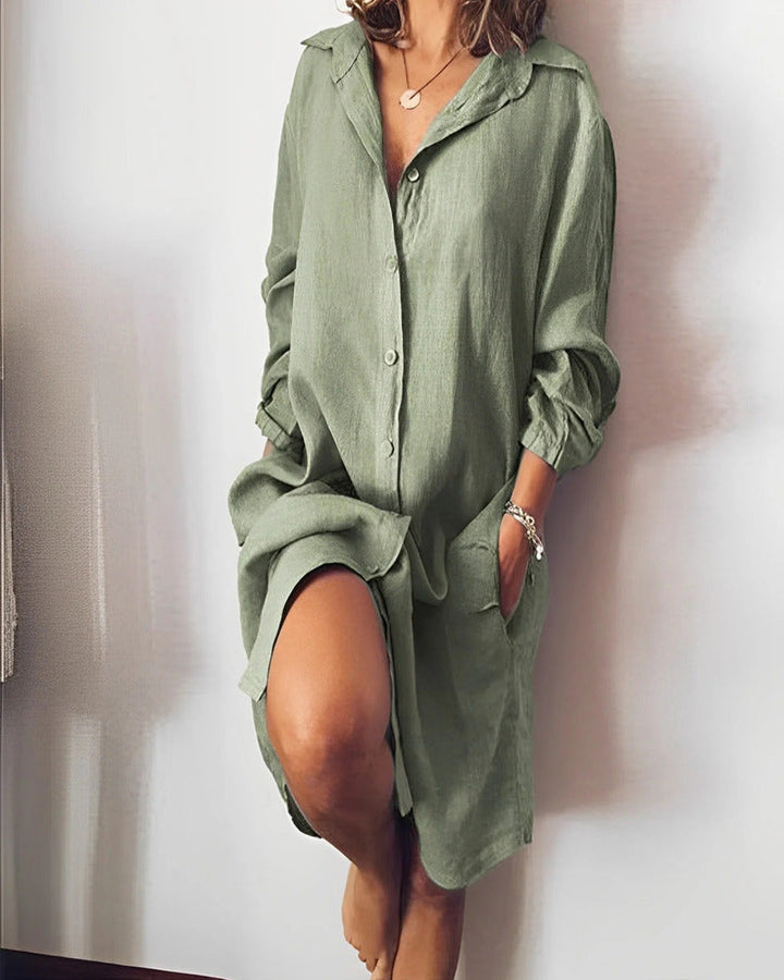 ESME - LONG SHIRT DRESS