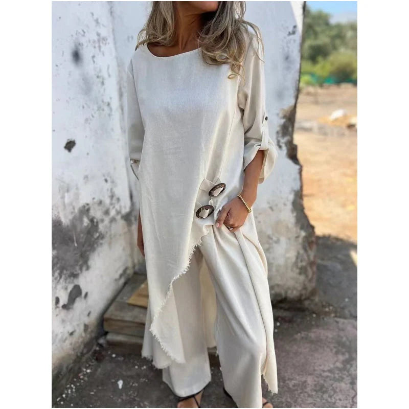 ADELAIDE - COTTON AND LINEN SET