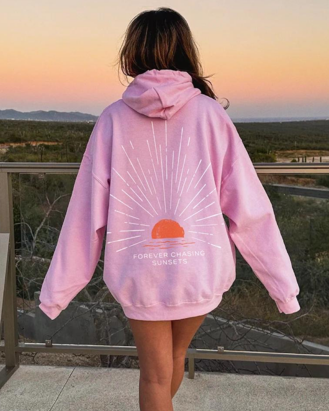 Siena Hoodie - "Forever chasing sunsets"