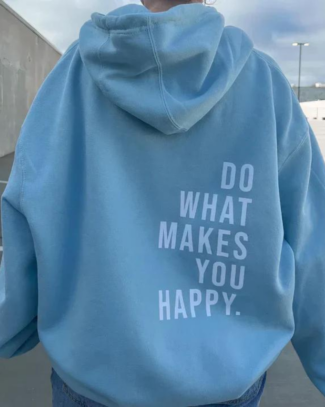 Bari - Hoodie "Do what makes you happy"